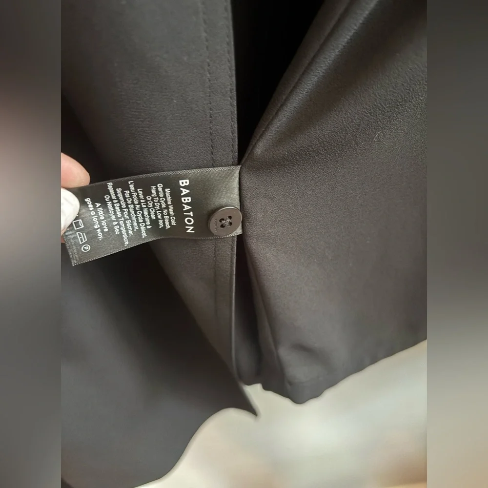 Aritzia Babaton Quincy flowy duster tie waist sheer jacket - Picture 12 of 14